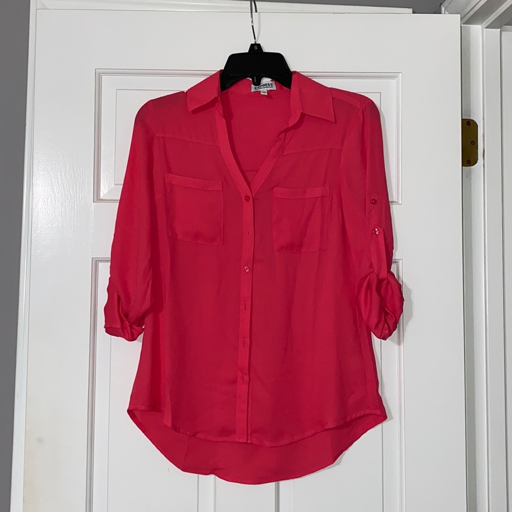 Pink Express Blouse. Size XS.